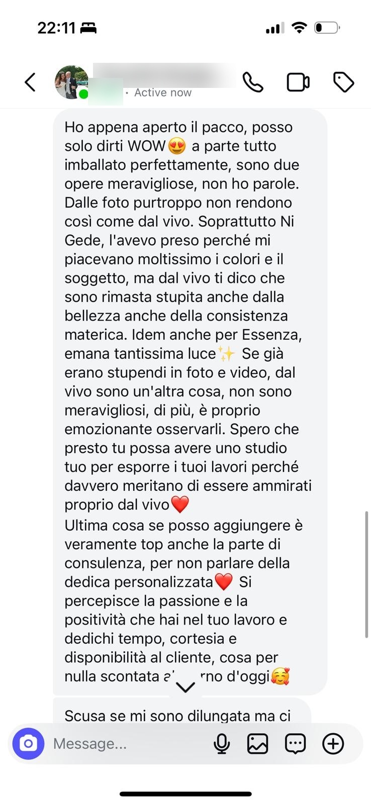 Testimonianza Collezionista