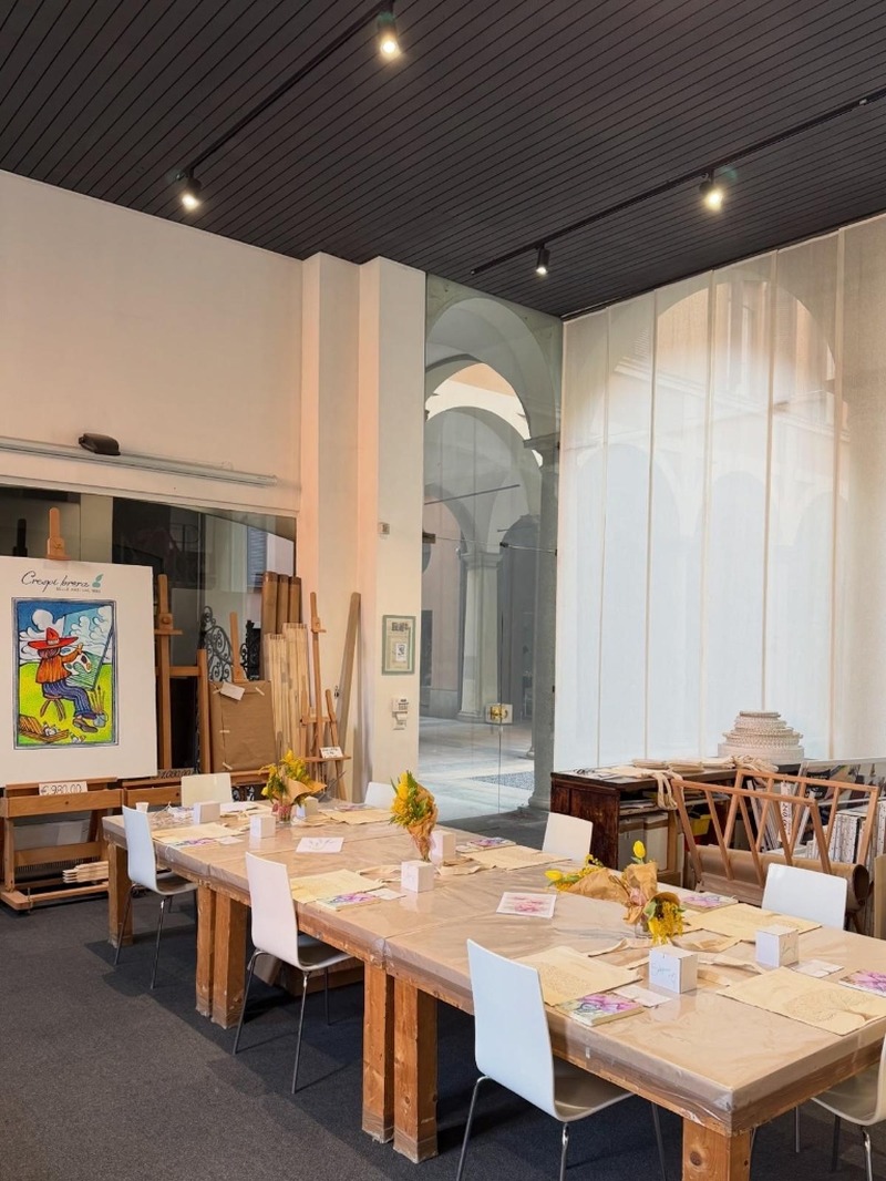 Atelier Brera Workshop Table Setup