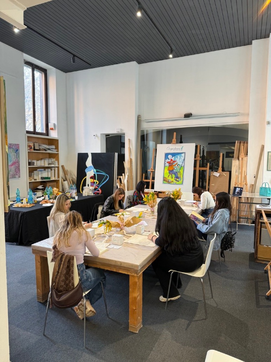 Workshop in Atelier Brera